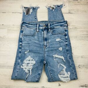 AEO super hi-rise jegging 4r